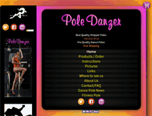 Tablet Screenshot of poledanzer.com